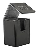 Flip Deck Case 80+ XenoSkin Standard Size Black Card Game