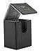 Flip Deck Case 80+ XenoSkin Standard Size Black Card Game