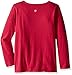 Life is Good Longsleeve Girls Elemental Camp Fire Tee, Rose Berry