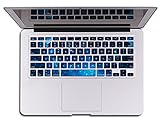 Herngee Blue Sky MacBook Keyboard Decal MacBook Keyboard Skin Keyboard Sticker Compatible with 2016 New MacBook Pro 13