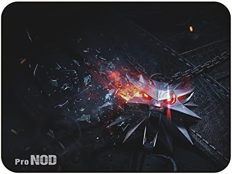 PRONOD Professional Gaming Mouse Mat mouse Pad (14"x10. 43"x0. 125") Black