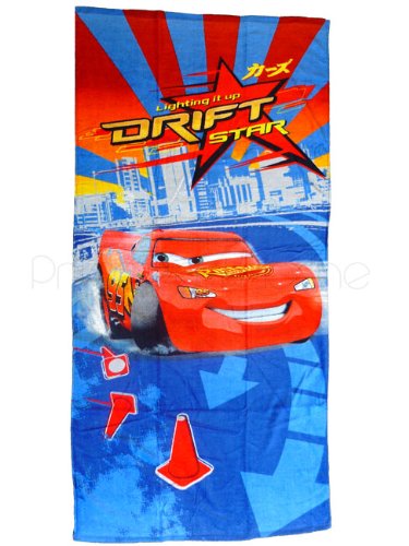 lightning mcqueen bath towel