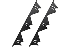 COZYKIT Stove Gap Covers Stainless Steel, 2 Pcs Stove Gap Filler, Heat Resistant and Easy to Clean, Retractable Length 13.8" to 27.5", Width 0.79",Black