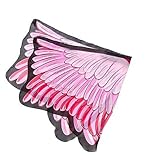 Fanciful Fabric Exotic Bird Wings, in Flamingo