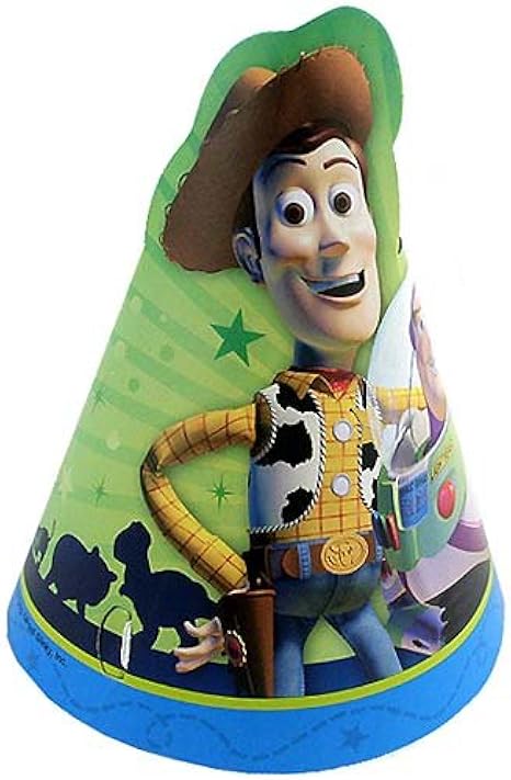 Amazon.com: Disney Toy Story Party Hats [8 Per Pack]: Clothing