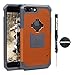 Rokform Rugged Series iPhone 8 Plus Case / iPhone 7 Plus Case , Protective magnetic case with twist lock and universal magnetic car mount (Orange)