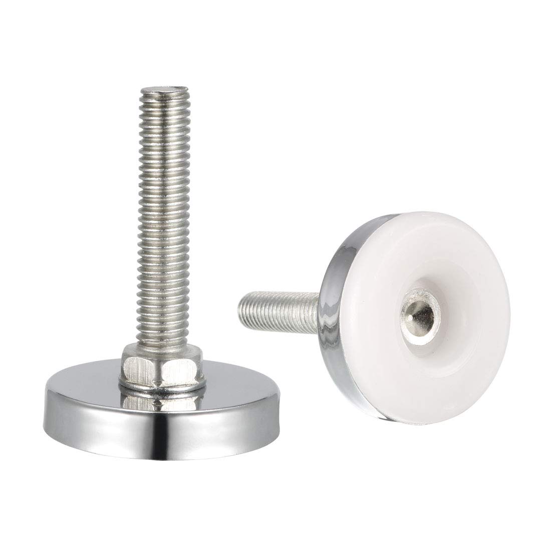 sourcing map Furniture Levelers, 16mm to 45mm Adjustable Height M8 x 38.5mm Threaded, 4Pcs