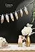 Ling's moment 6 FT Gold Dipped Feather Garland Banner for Bohemian Wedding Party Bridal Baby Shower Teepee Decorations, Boho Decor Home Bedroom Wall Decor