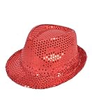 Buckletown Sequined Fedora Hat