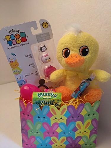 Happy Tsum Tsum Easter Basket Kids Toddlers Gift Children Pre Made Eggs Goodies Candy