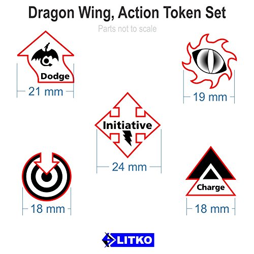 Dragon Wing, Action Token Set (10)