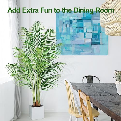 Keeplush Artificial Plant Areca Palm Tree Large 180 cm Artificial Tree Indoor and Outdoor Decorative Artificial Plants Living Room Bedroom Balcony Decoration Home Modern (1 Pack)