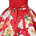 Church & Cocktail Dresses for Girls Age 13/14 - Formal Red Dress (1863)
