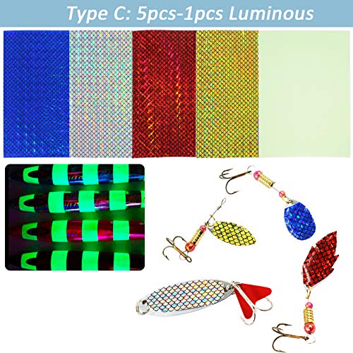 Fishing Lures Sticker Adhesive Fish Scales Lure Tape for Fishing Lure