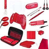 dreamGEAR Nintendo 3DS 20-in-1 Essentials Kit (red)