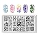 BORN PRETTY 8pcs L001-008 Nail Art Stamp Stamping Template Image Plates