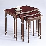 Coaster Home Furnishings 3385 Traditional Nesting Table, Cherry