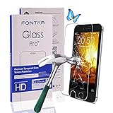 (2 Pack)iPhone 6 Screen Protector ,FONTAR Ultra-Clear High Definition (HD) Tempered Glass Screen Protectors for iPhone 6 / 6s (4.7) [Lifetime Warranty]