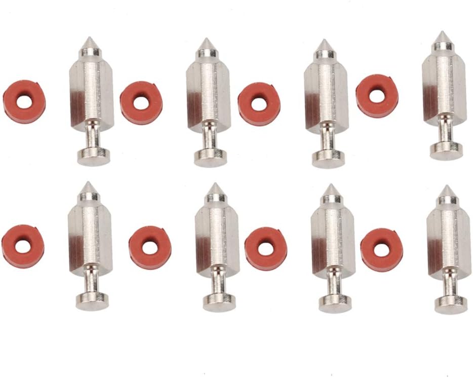 Dxent 8 Pack 281144 398188 Valve Needle Seat Kit for 91400 93400 90700 91700 Series Engine Craftsman 917376271 917376430 Lawn Mower Toro 38629 38637 38624 Snowthrower