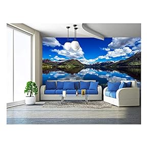 Beautiful Nature Norway Natural Landscape. - Removable Wall Mural | Self-Adhesive Large Wallpaper - 66x96 inches