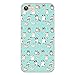 iPhone 7, Anime Exotic Collection Colorful Rubber Flexible Silicone Case Bumper for Apple Clear Cover (Anime Cute Cats)