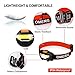 OMERIL Headlamp Flashlight, 2 Packs Super Bright LED Headlamp with 3 Modes, 6 x AAA Battery Operated(Included), Waterproof COB Head Lamp for Kids & Adults, Camping, Hiking, Cycling, Running, Fishing