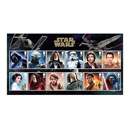 STAR WARS The Force Awakens Character Stamp Set Royal Mail Collectible Postage Stamps