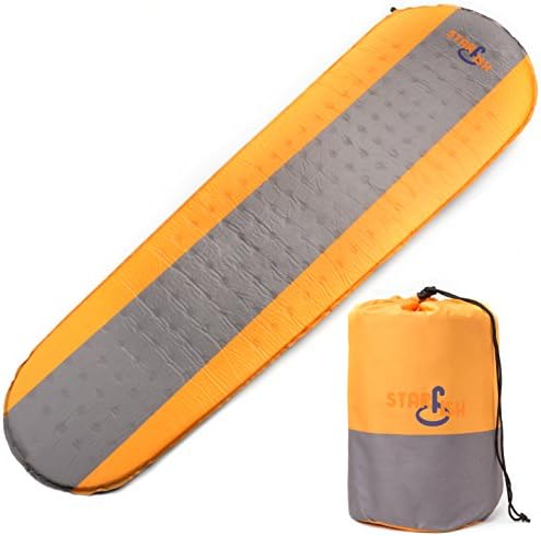 Camping Sleeping Pad for Lightweight Hiking Backpacking Self Inflating Air Comfortable Thick Foam Ultralight Compact Durable Mattress for Outdoor Traveling Sleep Rest Insulated Support Mummy Bag Bed