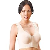 Annette Post Surgery Bra for Women – Front Closure, Strapless, and Wireless Sleep Brassiere – Full Coverage Gym & Sports Bra