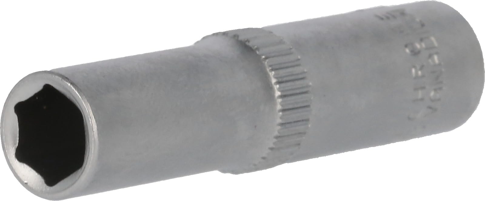 Brilliant Tools BT020953 1/4 Inch Socket Spanner, Long, 50 mm, 7 mm Insert