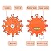 SAFETYON 3 Pack Led Road Flares Roside Safety Light 9 Modes Flashing Warning Light Emergency Disc Road Beacon with Magnetic Base and Hook for Car Truck Bike Boat