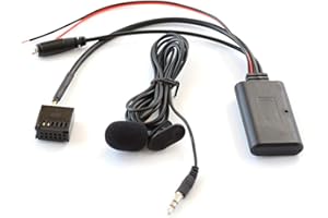 YUYUE Car Bluetooth 5.0 Kit Microphone Handsfree 12Pin AUX Adapter for Ford Focus Mondeo CD 6000 6006 5000C MP3 Radio Stereo 