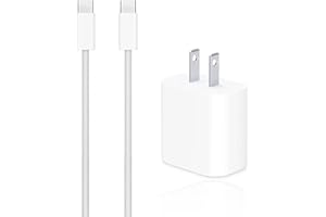 ABYSSSEA Airpods Pro 2nd/3rd Gen Charger, 20W USB-C Airpods 4 Charging Cord, USB C to usb c Woven Cable for NEW AirPod Pro 3 (2025),AirPod Max 2 Wireless Earbuds,iPhone 15/16/16E/17 Charging Cord Power Adapter