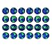 SN Incorp. Earth Stress Balls 2 Inch Globe Designed Stress Relief Toy for All Ages - Bulk Pack of 24 World Stress Balls