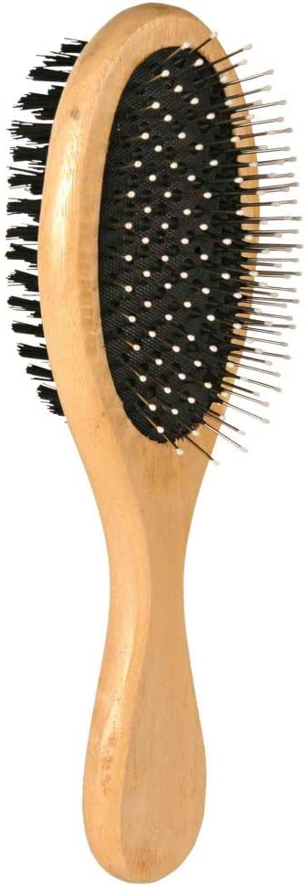 Wooden brush, double sided, 6 23 cm, Beige, 6 x 23 cm (Pack of 1) - Image 3