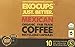 EKOCUPS Organic Artisan  Mexican Coffee, Medium Roast, in Recyclable Single Serve Cups for Keurig K-cup Brewers, 10 count