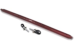 AJP Distributors JDM Sport Rear Upper Suspension Aluminum C-Pillar Strut Bar Tie Brace Rod Arm Red Compatible/Replacement for Volkswagen VW VAG Golf GTI R32 MK4 MKIV 1999 2000 2001 2002 2003 2004 2005