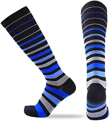 Compression Socks for Women, Best Graduated Athletic Fit for Running, Nurses, Shin Splints, Flight Travel, Marathon-One Size fit 5-8.5US 2pcs/lot