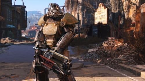CAKEUSA FALLOUT 4 Gaming Birthday Cake Topper Edible Image 1/4 Sheet Frosting