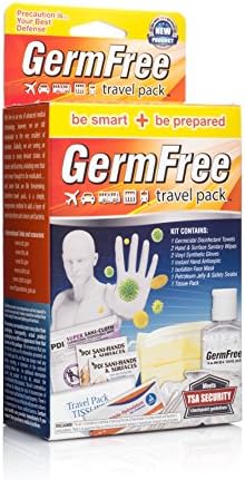 Antibacterial Travel Kit by GermFree Travel Pack