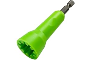 MITANSLE Wire Nut Twister,Ideal Electric Wire Nut Twister for Drill -1 PCS Wire Twisting Tool 1/4" Chuck Improve Efficiency Green