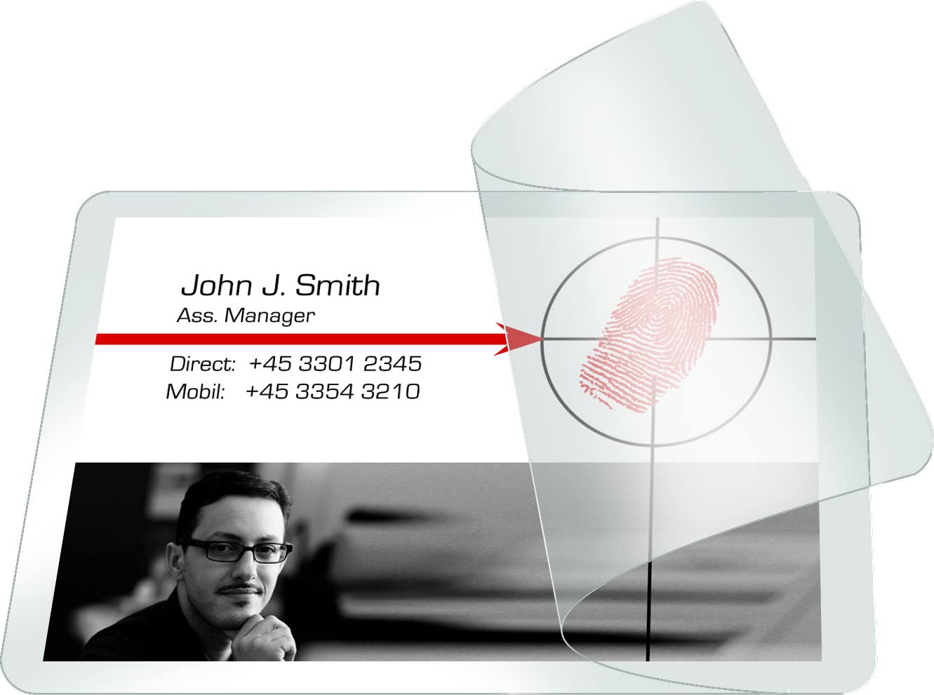 Djois, 11021 Cold Laminating Film, 66 x 100 mm, Transparent, Pack of 10, Durable Protection, Professional Presentation, No Machine Required, Perfect for Documents and Photos