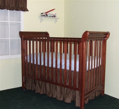 extra long crib skirt