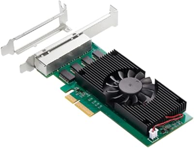 Oikabio I225 PCIe X4 4-Port 2.5G Gigabit Ethernet Network Adapter NIC LAN Card