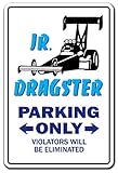 JR. DRAGSTER Sign drag racing car sports hobby speed | Indoor/Outdoor | 12