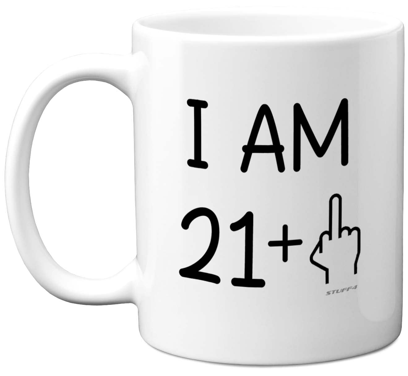 22nd Birthday Gifts for Women Men, Rude Novelty Mug Middle Finger, Gag Joke Gifts, Perfect Funny Mugs for Birthday Present, 11oz Premium Ceramic Coffee Mug