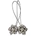 EleCharm Ayygift 1 Pair Cherry Blossom Magnetic Tiebacks Clip Curtain Buckle Curtain Bind