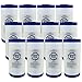KleenWater KW810EC Whole House Sediment Water Filter Replacement Cartridge, 5 Micron, 4.5 x 9.875 Inch (12 Pack)
