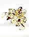 Prettyou Hair Clips 2.75 Inches Banana No-Slip Effortless Colorful Small Size Flower Claws Barrettes for Women, Pack of 4