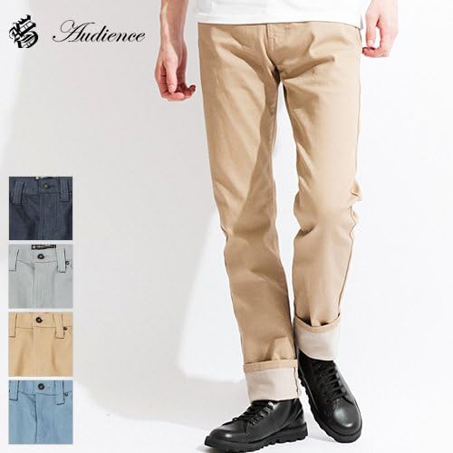 Amazon オーディエンス タイトフィット カラーデニムパンツ Aud3276 メンズ M Navy ジーンズ 通販